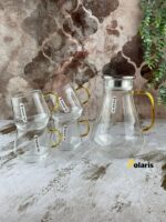 ست 5 پارچه پارچ و لیوان پیرکس DELI