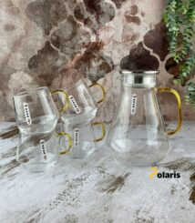 ست 5 پارچه پارچ و لیوان پیرکس DELI