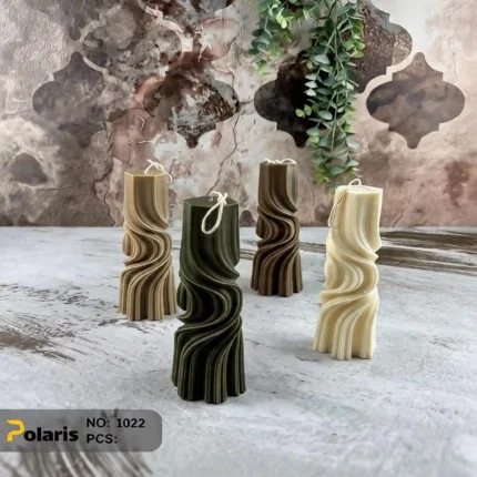 تصویر شمع استوانه پیچی با تنوع چهار رنگ برند پلاریس