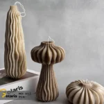 شمع ست موجی با رنگ نسکافه ای برند پلاریس
