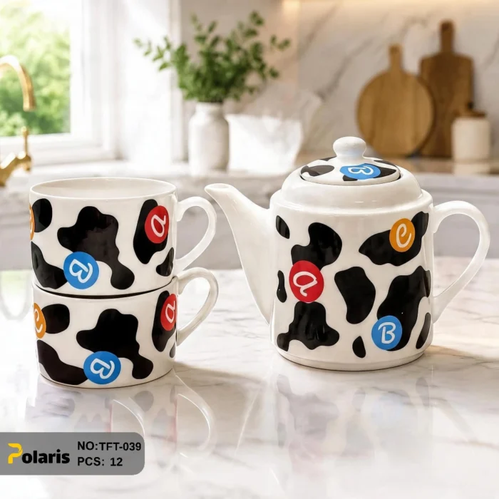 ست چایخوری میلکی کد TFT-039 برند پلاریس