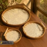 سینی حصیری و صدفی کد A4 پلاریس - Polaris - تصویر 2
