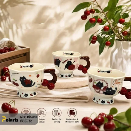 ماگ گربه کد BG-068 برند پلاریس